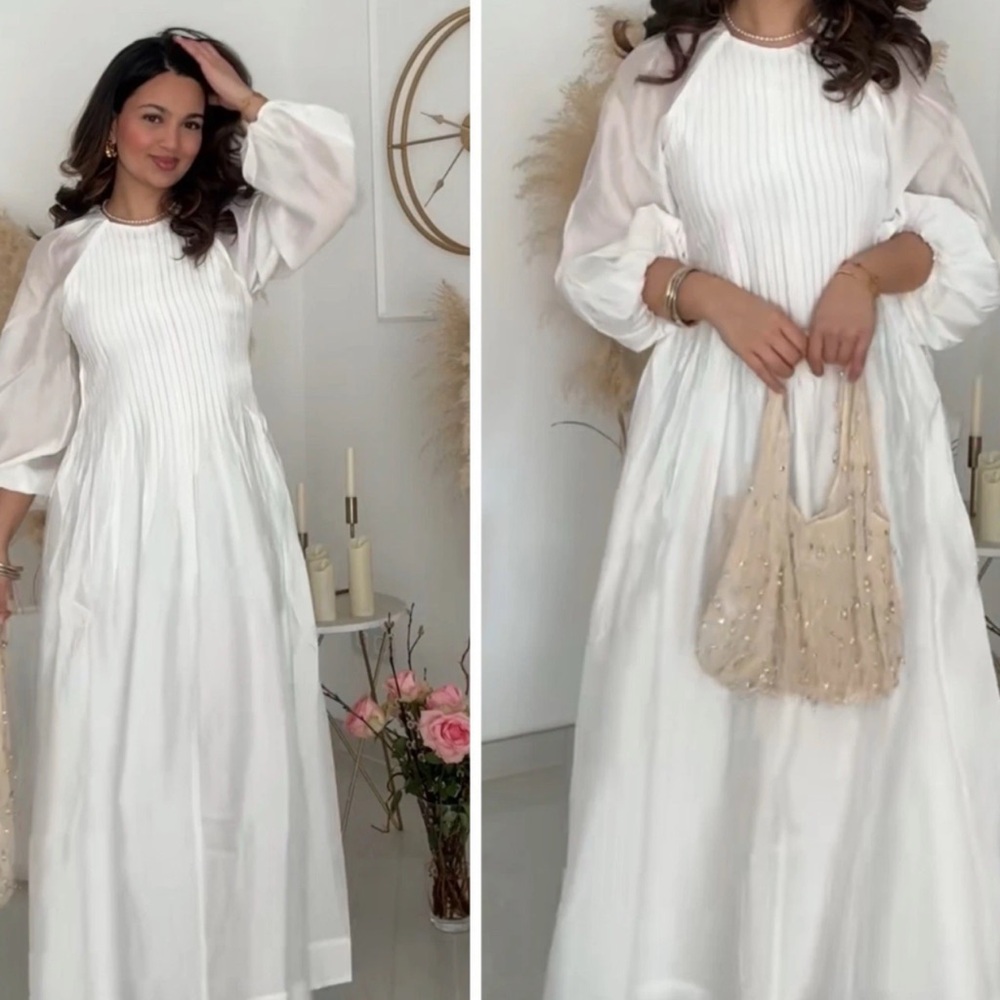 Elegant White Maxi Dress